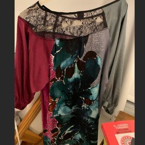 desigual colorful script dress